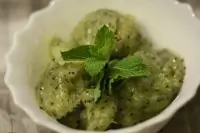 Сорбет из киви с мятой