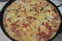 Запеченный картофель с сельдью