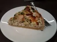 Киш с курицей и брокколи