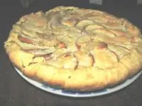 Яблочный пирог со сметанным кремом