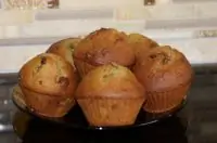 Банановые кексы с шоколадом