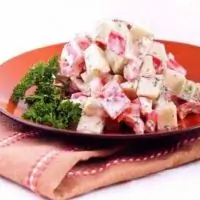 Салат из перца с яблоками