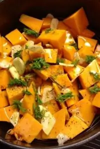 Тыквенные палочки с чесноком