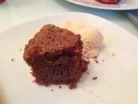 Шоколадный фондан на кукурузной муке