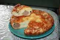 Пирог из фрикаделек
