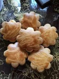 Молочные коржики с ванилином