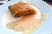 Штрудель с фейхоа и маскарпоне