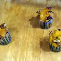 Тыквенные маффины с грецкими орехами и кефиром