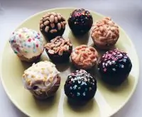 Кексы с горьким шоколадом