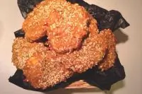 Лепешки с кунжутом, семечками и сыром на сыворотке