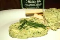 Паштет из лука-порея, яиц и орехов кешью