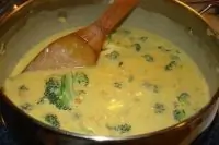 Сырный суп с овощами