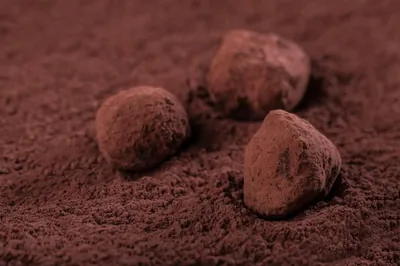 Трюфеля из черного горького шоколада с ликером