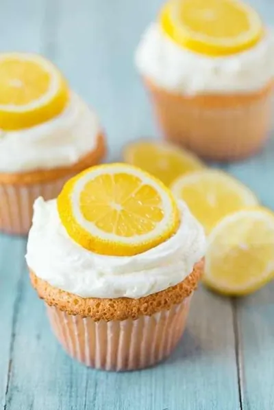 Лимонные капкейки