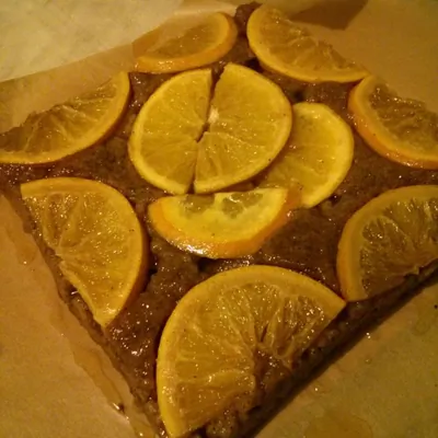 Апельсиново-кофейный пирог с медом