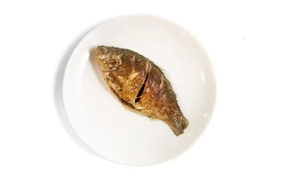 Жареный кобяйский карась