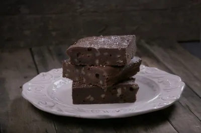 Шоколадный брауни с морской солью