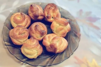 Профитроли с грибами