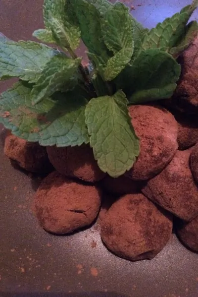 Мятно-шоколадные трюфели