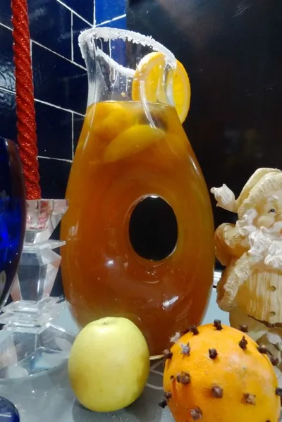 Компот-взвар из сухофруктов с пряностями