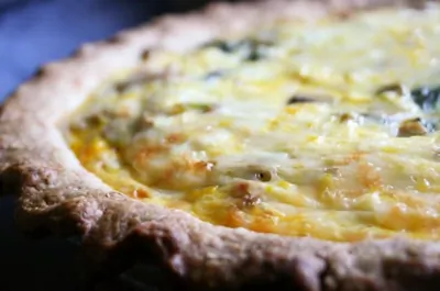 Пирог охотничий с лесными грибами