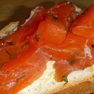 Маринованная семга по норвежски (Гравлакс)