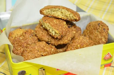 Печенье с геркулесом и фундуком