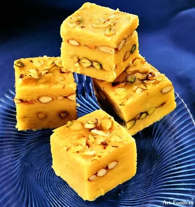 Молочный шербет с арахисом