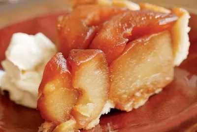 Миндальный пирог с грушами