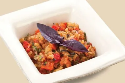 Салат из запеченых овощей