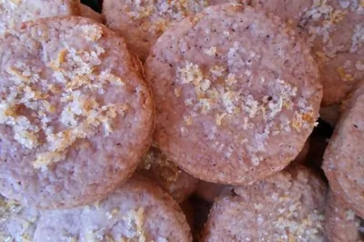 Песочное печенье с лимоном