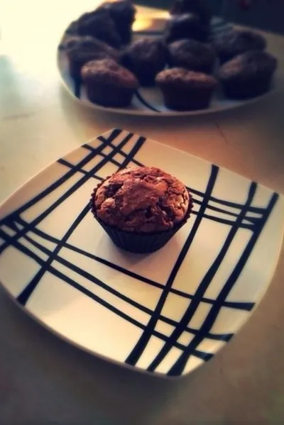 Простые шоколадные маффины