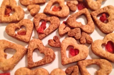 Витражное печенье с мандариновой цедрой