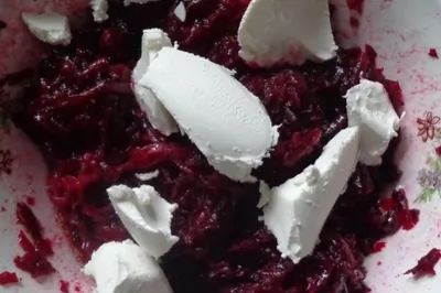 Салат из свеклы с фетой