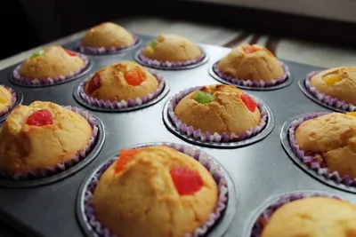 Маффины с цукатами