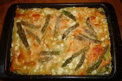 Почти вегетарианская лазанья