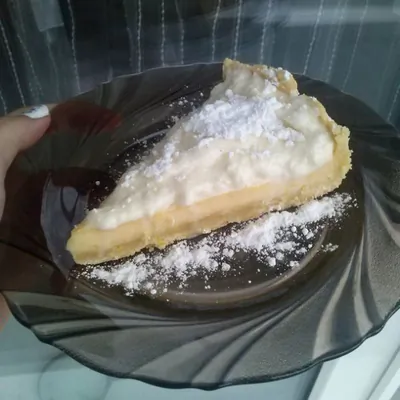 Тарт с лаймовой начинкой