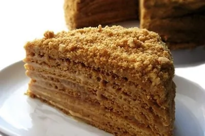 Медовик с шоколадной крошкой