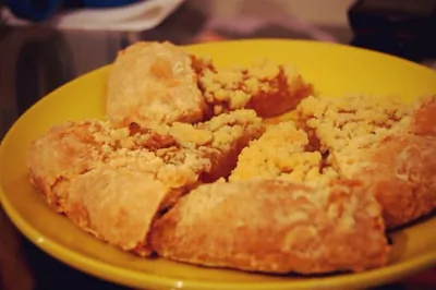 Яблочная галета с крошкой