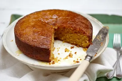 Апельсиновый пирог с имбирной пропиткой