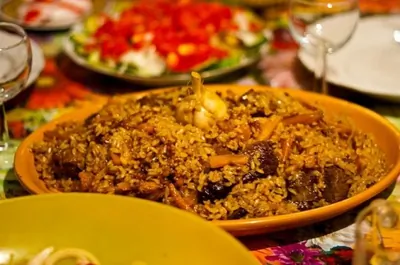 Плов с бараниной в духовке