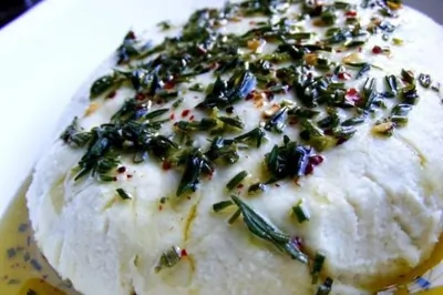 Веганский миндальный сыр фета