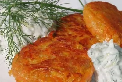 Морковные котлеты по домашнему