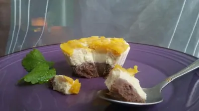 Вегетарианские мини-чизкейки без выпечки