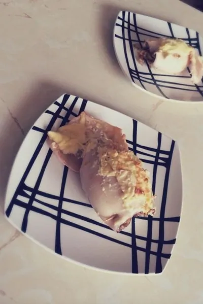 Кальмары, фаршированные гречкой