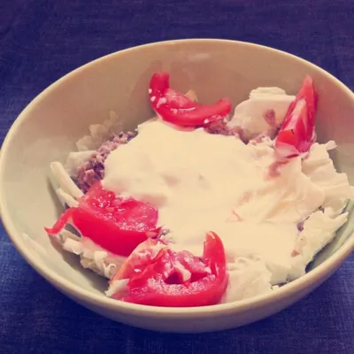 Салат из тунца в собственном соку