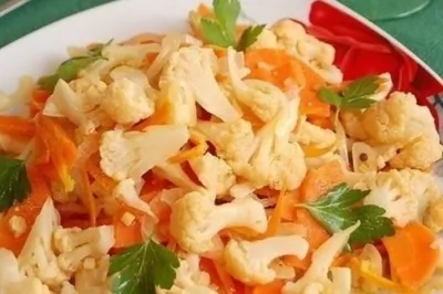 Цветная капуста в апельсиновом соусе