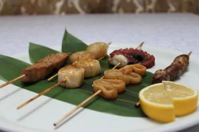 Классические японские шашлычки (Якитори)