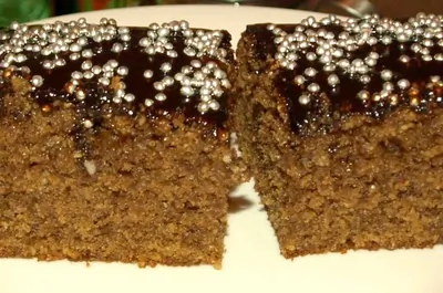 Кофейный кекс с миндалем и кешью