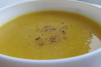 Тыквенный суп-пюре с имбирем